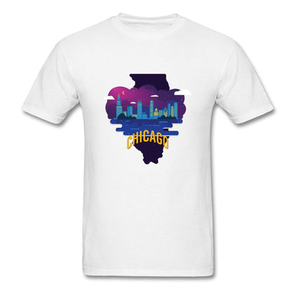 Illinois T-Shirt (Chicago) Classic Midweight Unisex T-Shirt ManyShirts.com S 