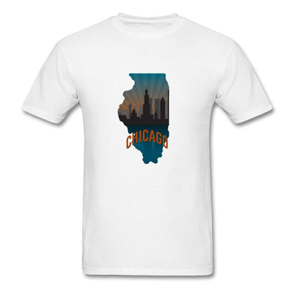 Illinois T-Shirt (Chicago 2) Classic Midweight Unisex T-Shirt ManyShirts.com S 