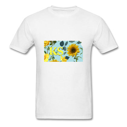 Kansas T-Shirt (Sunflower) Classic Midweight Unisex T-Shirt ManyShirts.com S 