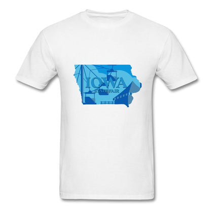 Iowa T-Shirt (Blue State Fair) Classic Midweight Unisex T-Shirt ManyShirts.com S 