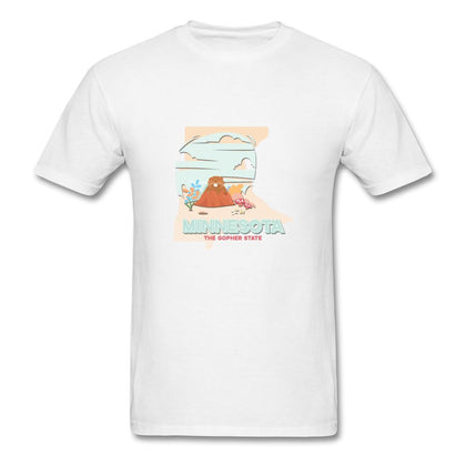 Minnesota T-Shirt (Gopher State) Classic Midweight Unisex T-Shirt ManyShirts.com S 