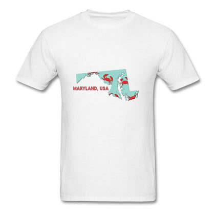 Maryland T-Shirt (crabs) Classic Midweight Unisex T-Shirt ManyShirts.com S 