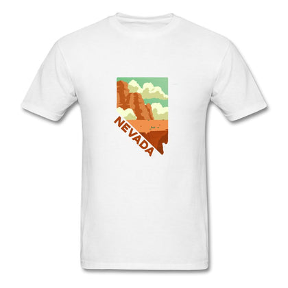 Nevada T-Shirt (Desert) Classic Midweight Unisex T-Shirt ManyShirts.com S 