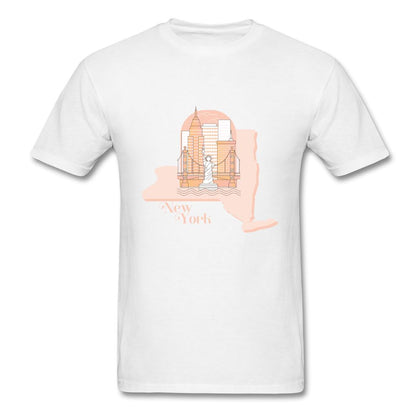 New York T-Shirt (Statue of Liberty) Classic Midweight Unisex T-Shirt ManyShirts.com S 