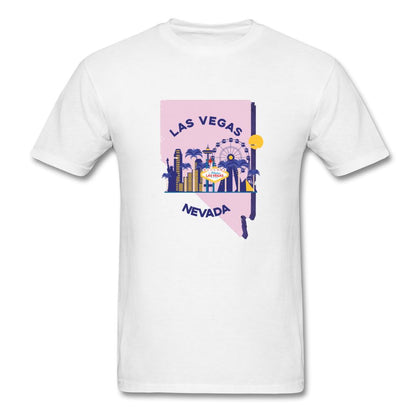 Nevada T-Shirt (Las Vegas Strip) Classic Midweight Unisex T-Shirt ManyShirts.com S 