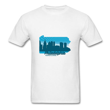 Pennsylvania T-Shirt (Philadelphia) Classic Midweight Unisex T-Shirt ManyShirts.com S 