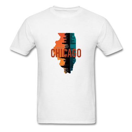 Illinois T-Shirt (Chicago) Classic Midweight Unisex T-Shirt ManyShirts.com S 