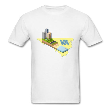 Virginia T-Shirt Classic Midweight Unisex T-Shirt ManyShirts.com S 