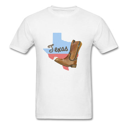 Texas T-Shirt (Cowboy Boots) Classic Midweight Unisex T-Shirt ManyShirts.com S 