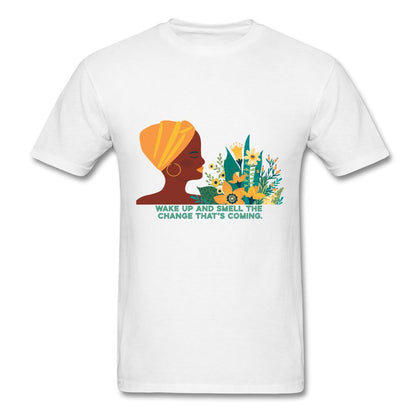 Wake Up And Smell The Change That's Coming T-Shirt Classic Midweight Unisex T-Shirt ManyShirts.com S 