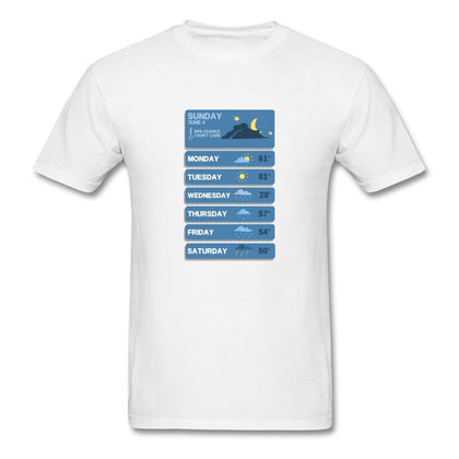 Don't Care Weather T-Shirt Classic Midweight Unisex T-Shirt ManyShirts.com S 