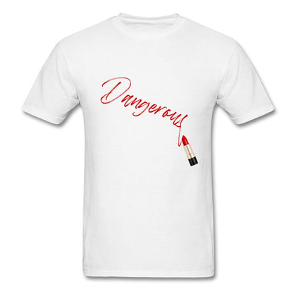 Dangerous Lip Stick T-Shirt Classic Midweight Unisex T-Shirt ManyShirts.com S 