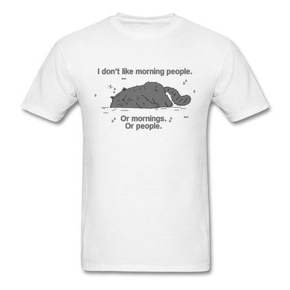 Morning People T-Shirt Classic Midweight Unisex T-Shirt ManyShirts.com S 