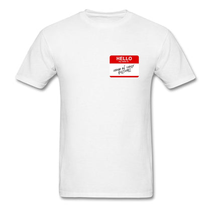 Hello My Name Is T-Shirt Classic Midweight Unisex T-Shirt ManyShirts.com S 