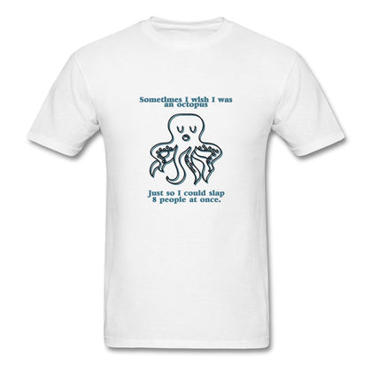 Octopus T-Shirt Classic Midweight Unisex T-Shirt ManyShirts.com S 