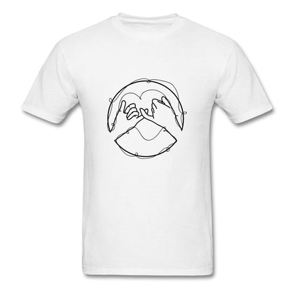 Pinkie Promise T-Shirt Classic Midweight Unisex T-Shirt ManyShirts.com S 