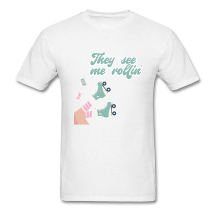 They See Me Rollin T-Shirt Classic Midweight Unisex T-Shirt ManyShirts.com S 