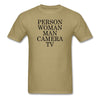 Person Woman Man Camera TV Trump T-Shirt