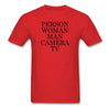 Person Woman Man Camera TV Trump T-Shirt