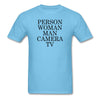 Person Woman Man Camera TV Trump T-Shirt