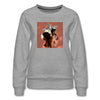 Toujours Women's Sweatshirt with Background