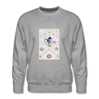 Peasant Cats Sweatshirt Men’s Premium Sweatshirt | Spreadshirt 1432 SPOD heather gray S 